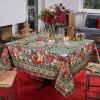 Ubrus TRÉSORS DE NOEL červená, zlatá (Rozměr(cm) 170x170)