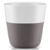 Eva Solo Espresso šálek šedý sada 2 kusů