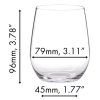 Sklenice na bílé víno VIOGNIER/CHARDONNAY „O“ sada 2 kusy  Riedel