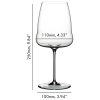 Sklenice na červené víno SYRAH WINEWINGS  Riedel