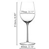 Sklenice na bílé víno Bordeaux / Chablis SOMMELIERS  Riedel