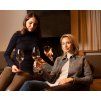 Sklenice na bílé víno Riesling FATTO A MANO, černá  Riedel
