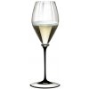 Riedel Fatto a Mano Performance CHAMPAGNE GLASS BLACK STEM