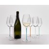 Riedel Fatto a Mano CHAMPAGNE WINE GLASS DARK BLUE