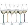 Riedel Fatto a Mano CHAMPAGNE WINE GLASS DARK BLUE