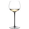 Sklenice na bílé víno Oaked Chardonnay FATTO A MANO, černá  Riedel