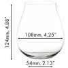 Sklenice na Gin sada 4 kusy "O"  Riedel
