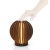 Eva Solo Radiant round LED lamp Smoked oak