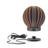 Eva Solo Radiant round LED lamp Smoked oak