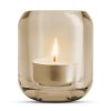 Eva Solo 2 Acorn tealight holder Hazel brown