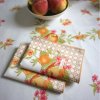 169841 2 prostirka peches et abricots 38x48 cm beauville