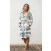 Boho Living Grau dámský župan BOHO LIVING, šedá, Framsohn  Framsohn