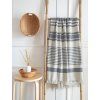 Hammam osuška cik-cak BOHO LIVING, šedá, Framsohn  Framsohn