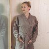Unisex župan CASA, šedohnědá, Framsohn  Framsohn