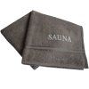 Saunová osuška SAUNA FUN, šedohnědá, Framsohn  Framsohn