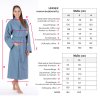 Framsohn Anthrazit unisex kimono župan