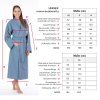 Unisex kimono župan, tmavá šedá, Framsohn  Framsohn