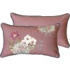 Polštář 50 x 30 cm BELLES FLEURS, starorůžová  IHR