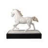 Goebel Soška Kůň Gracieux bílo-zlatá  Goebel