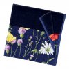 Feiler DAISY FIELD BLUE osuška 150 x 100 cm blackblue