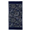 Feiler DJAMAL osuška 75 x 150 cm navy blue - grey