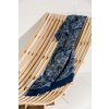 Feiler DJAMAL osuška 75 x 150 cm navy blue - grey