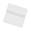 Feiler LA GLAMOUR osuška 75 x 150 cm white - silver