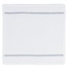 Feiler LA GLAMOUR ručník na obličej 25 x 25 cm white - silver