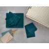 Ručník na obličej 30 x 30 cm petrol - navy LA GLAMOUR  Feiler