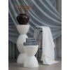 Turban / ručník na vlasy white - silver LA GLAMOUR  Feiler