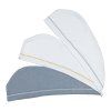Turban / ručník na vlasy white - silver LA GLAMOUR  Feiler