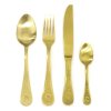 Sada příborů DIANA ICE ORO, matná zlatá (Sady příborů 75 kusů / 12 osob)