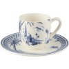 1849PTM01 TASSE ET SOUCOUPE A CAFÉ LES DÉPAREILLÉES BLEU BD