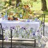 linge de table pur lin multicolore modele iris d hiver blanc (1)