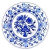 180504 1 melky talir 26 cm cibulak modra cesky porcelan