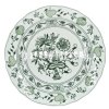 Český porcelán Zelený cibulák Mělký talíř 26 cm