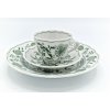 Český porcelán Zelený cibulák Dezertní talíř 19 cm