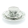 Český porcelán Zelený cibulák Dezertní talíř 19 cm