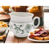 Hrnek Darume 0,29 ltr. ZELENÝ CIBULÁK, zelená, Český porcelán