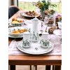 Český porcelán Zelený cibulák Menážka 4 kusy
