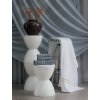 Feiler LA GLAMOUR osuška 150 x 100 cm white - silver