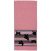 Ručník 37 x 80 cm altrosa BLACK KITTY  Feiler