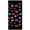 Ručník 37 x 80 cm schwarz CRAZY BAGS  Feiler