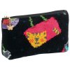 Kosmetická taštička m8 18 x 11 x 4 cm schwarz CRAZY BAGS  Feiler