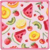 Ručník na obličej 25 x 25 cm FRUIT POTPOURRI, růžová  Feiler