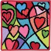 Feiler HEARTBEAT ručník na obličej 25 x 25 cm rot
