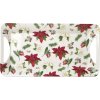 IHR CHRISTMAS FLORALS ALLOVER plastový podnos 39x20 cm