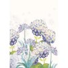 jardin d hortensias napkin cotton jacquard 1