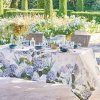 Garnier Thiebaut JARDIN DE BRETAGNE BLEU Metrový textil 180 cm