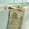 green 100 cotton napkin jardin spirituel olive (4)